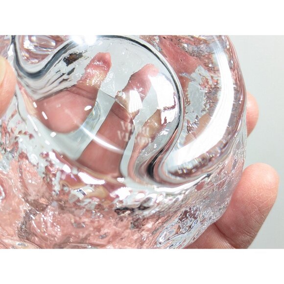 Kosta Boda Snowball Candleholder: Scandinavian Art Glass Votive holder *COOLER* - Picture 6 of 7